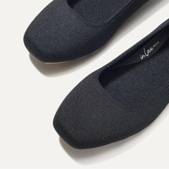 Rothy's | The Max Square Flat in Black - Picture 4 of 11